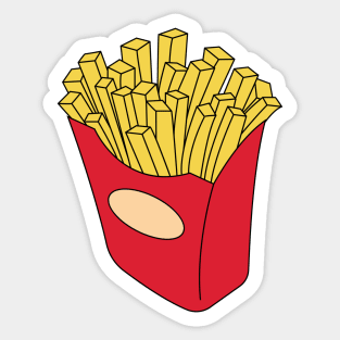 French Fries. Sticker